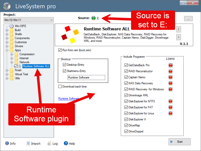 LSP with Runtime Software's Plugin